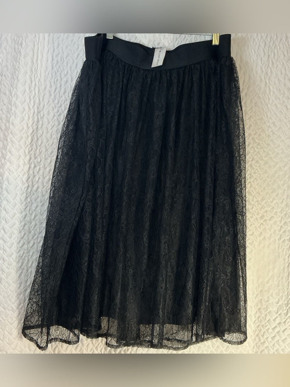 Lane Bryant Black Lace Midi Skirt Size 22/24 NWT